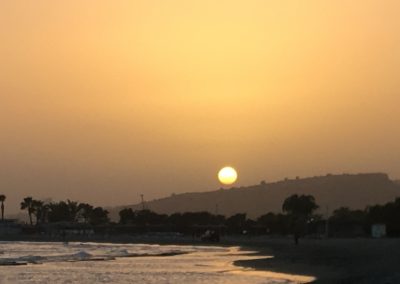 Sundown at our beach